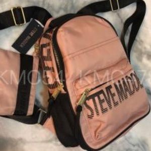 NWT Steve Madden cute pink backpack